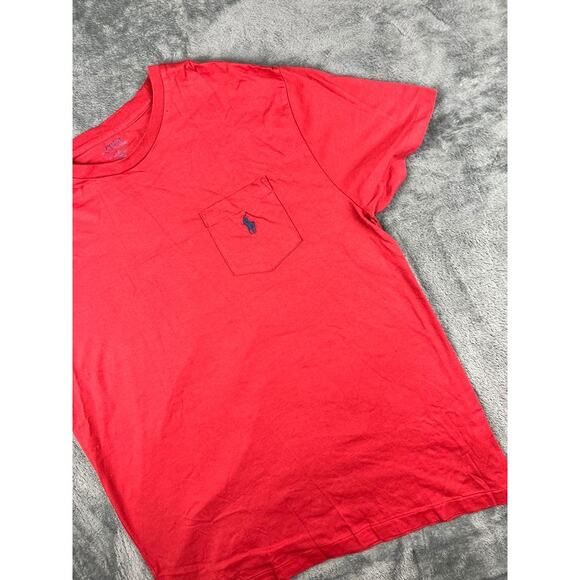 Polo Ralph Lauren Men’s Medium Red Pocket Tee Excellent - Picture 4 of 10